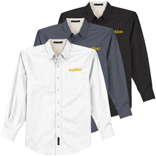Men's Port Authority Long Sleeve Easy Care Shirt - Webber Logo image thumbnail
