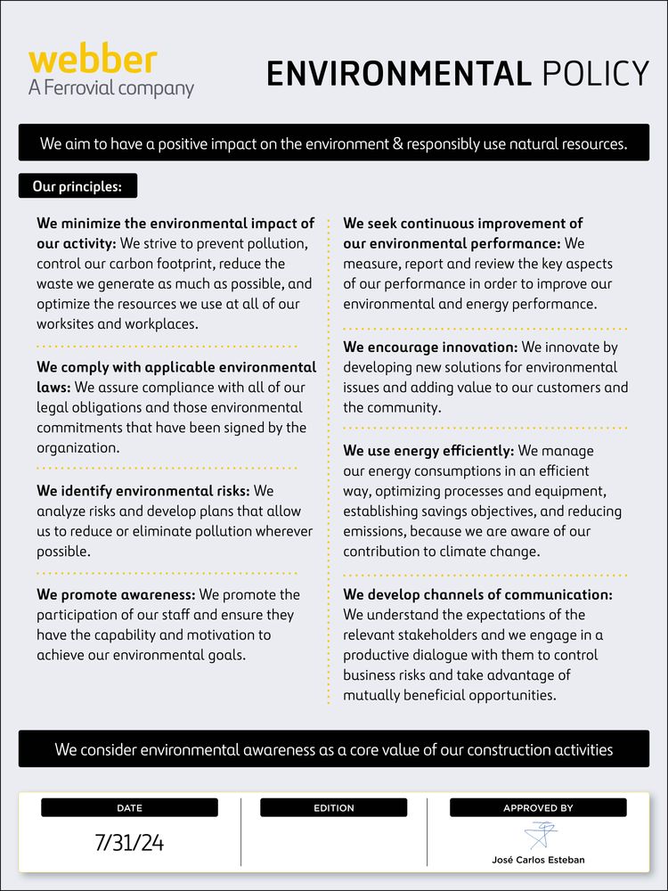 Enviromental Policy Poster primary image
