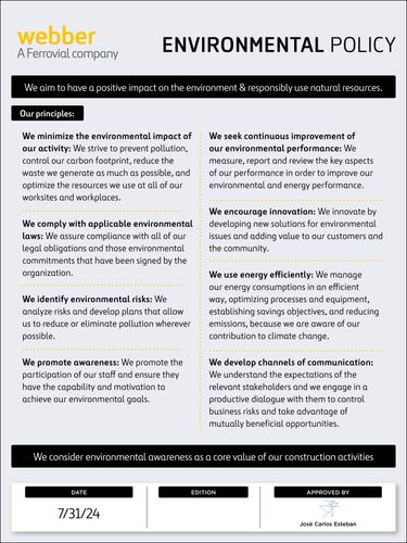 Enviromental Policy Poster image thumbnail