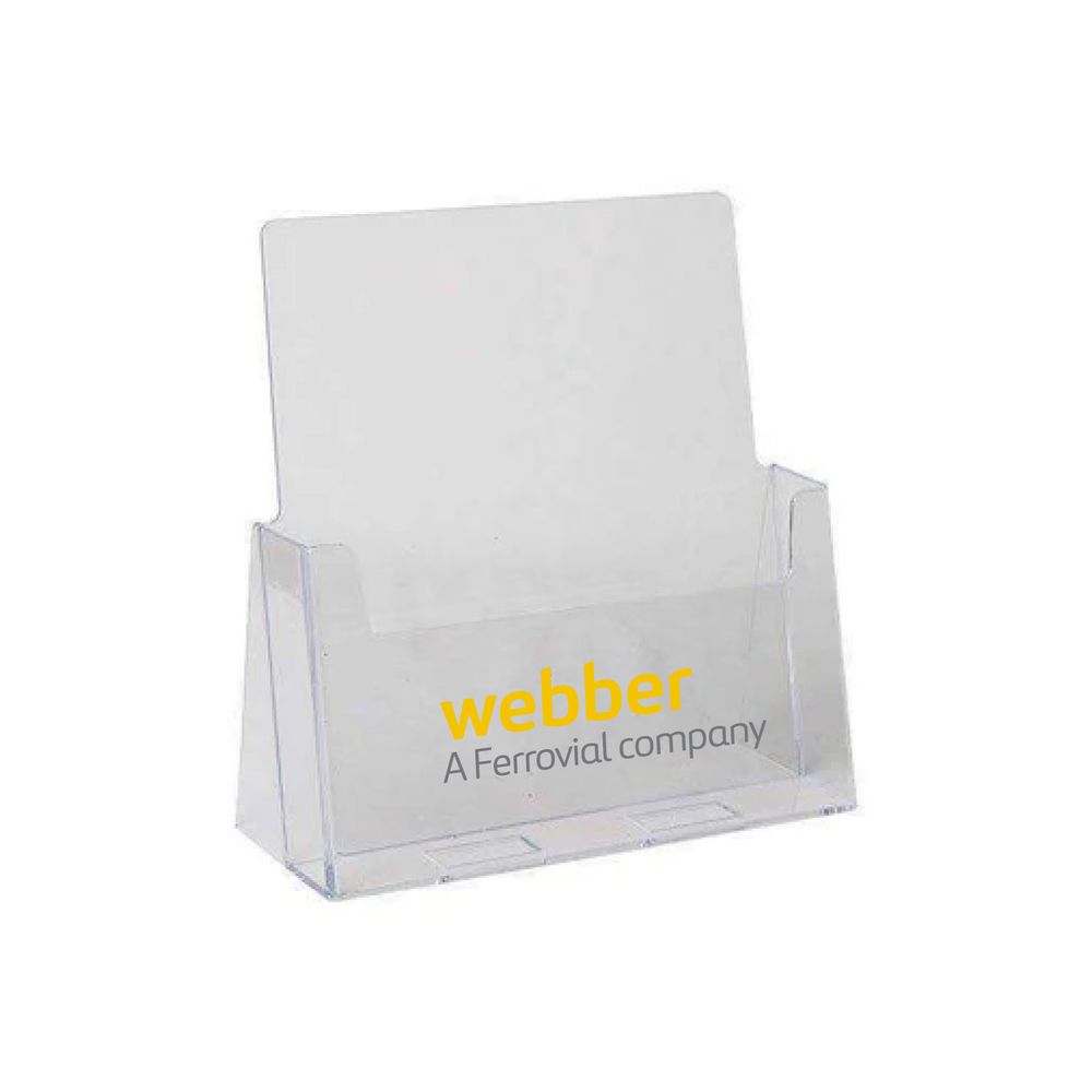 Clear Acrylic Brochure Holder for 8.5" Literature primary image