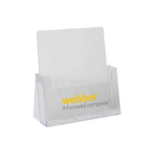 Clear Acrylic Brochure Holder for 8.5" Literature image thumbnail