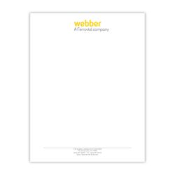 Image of Webber Letterhead (100/pack)