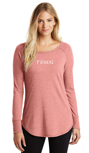 District Women's Perfect Tri Long Sleeve Tunic Tee image thumbnail