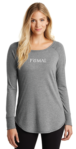 District Women's Perfect Tri Long Sleeve Tunic Tee image thumbnail