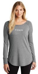 Image of District Women's Perfect Tri Long Sleeve Tunic Tee