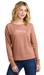 Image of District Women's Featherweight French Terry Long Sleeve Crewneck