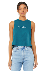 Image of BELLA+CANVAS Women's Racerback Cropped Tank