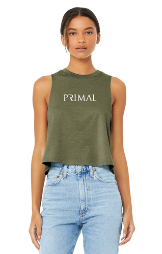 BELLA+CANVAS Women's Racerback Cropped Tank image thumbnail