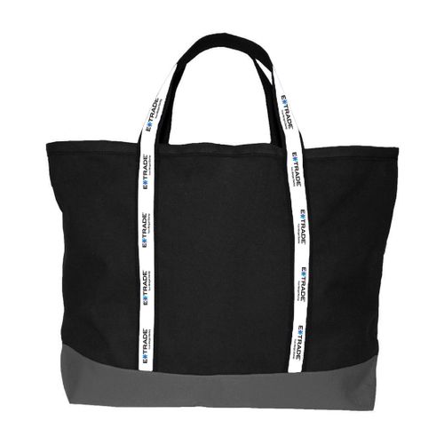 Classic Boat Bag - Black/Gray (E*TRADE logo) image thumbnail