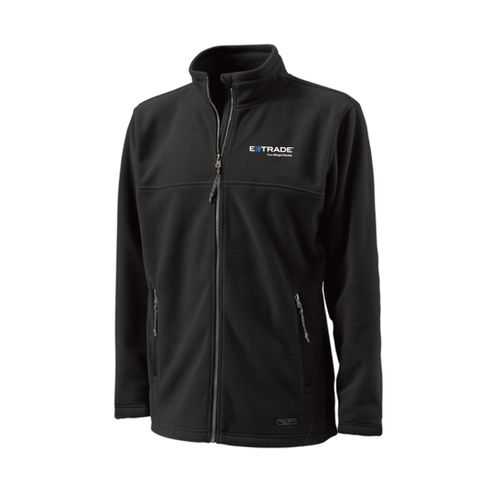 Boundary Fleece Jacket - Men's Black (E*TRADE logo) image thumbnail