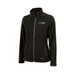 Image of Boundary Fleece Jacket - Women's Black (E*TRADE logo)