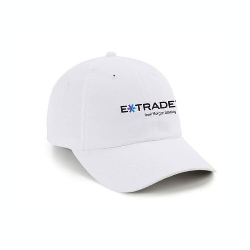 Imperial The Original Performance Cap - White (E*TRADE logo) image thumbnail