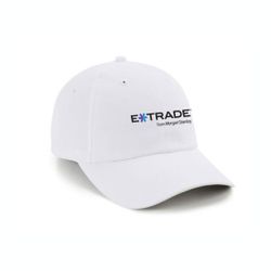 Image of Imperial The Original Performance Cap - White (E*TRADE logo)