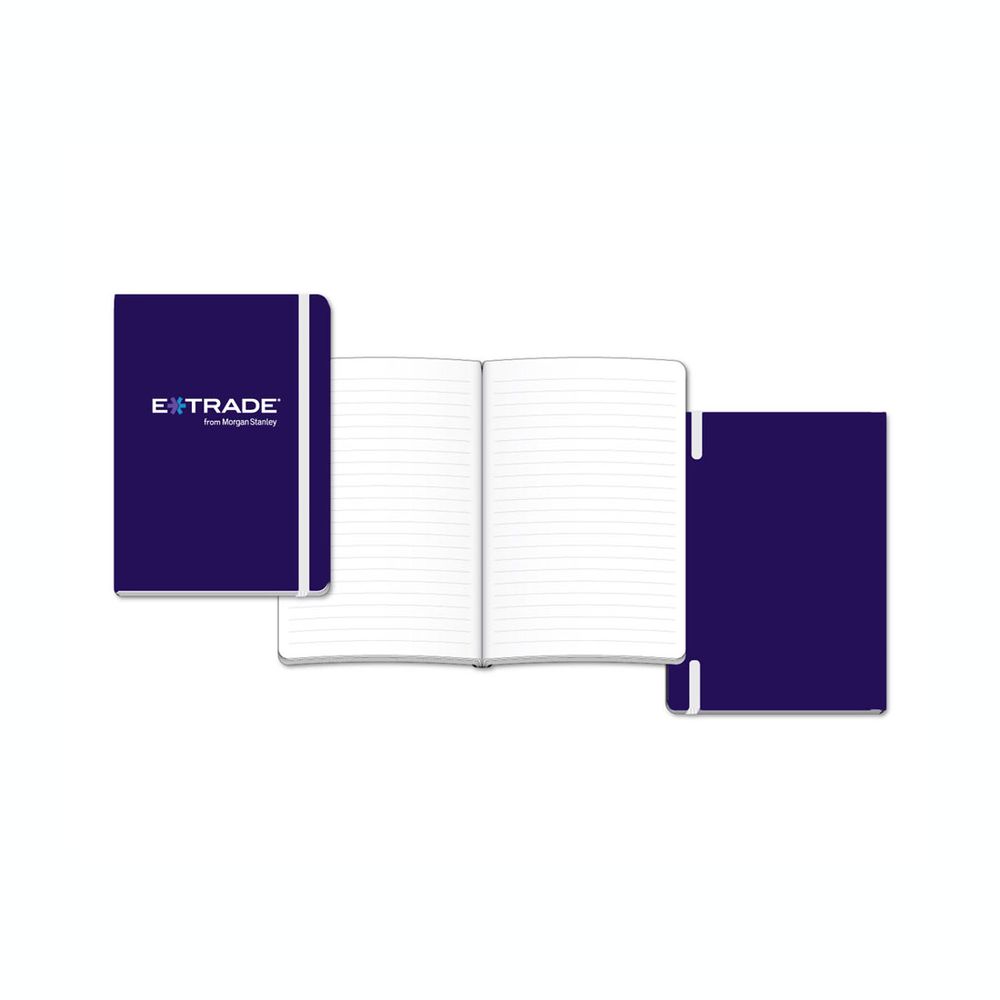 Perfect Bound Journal - Plum (E*TRADE logo) primary image