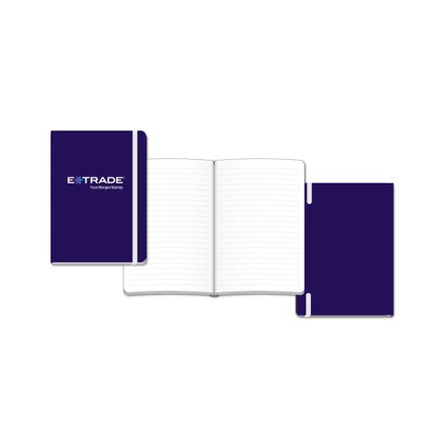 Perfect Bound Journal - Plum (E*TRADE logo) image thumbnail