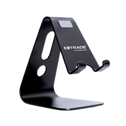 Cell Phone Tablet Media Stand (E*TRADE logo) image thumbnail