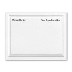 Image of Embossed Border Notecard (Pkg 25)
