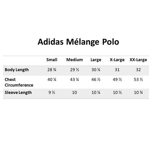 Adidas Mélange Polo - Mid Gray Melange (Eaton Vance Logo) image thumbnail