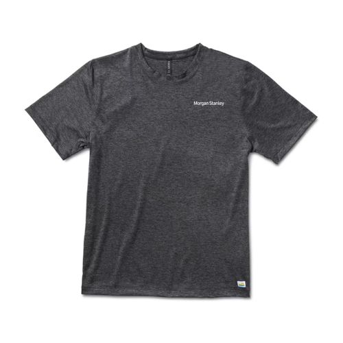 Vuori Strato Tech Tee - Men's Charcoal Heather  image thumbnail