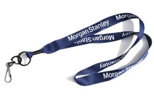 Lanyard with Morgan Stanley logo - Navy  image thumbnail