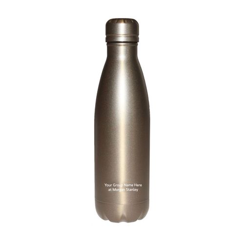 Thermal Water Bottle 17 oz. - Gray (Customized) image thumbnail