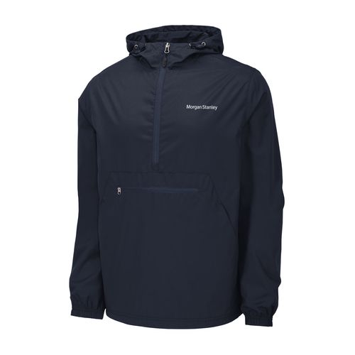 Packable Pullover Jacket - Men's True Navy image thumbnail