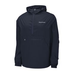 Image of Packable Pullover Jacket - Men's True Navy