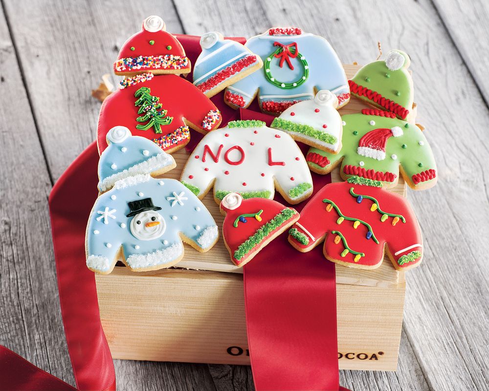 Olive & Cocoa Ugly Sweater Frosted Cookies primary image
