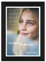Image of Framed Poster – Old School Grit/New World Ideas (Style 1)