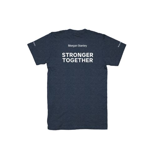 Morgan Stanley Pride Shirt - Unisex Navy Heather image thumbnail