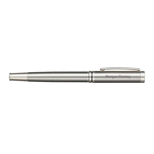 Recycled Rollerball Pen - Stainless Steel image thumbnail