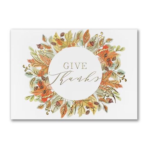 Watercolor Thanks (Pkg 25) image thumbnail