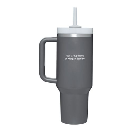 Stanley Quencher H2.O FlowState Tumbler 40 oz. - Charcoal (Customized) image thumbnail