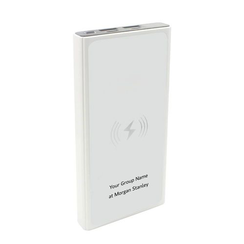 Wireless Fast Charging Power Bank - 10,000 mAh (Customized) image thumbnail