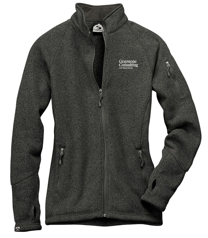 Over-Achiever Jacket – Women's Gray (Graystone Consulting Logo) primary image