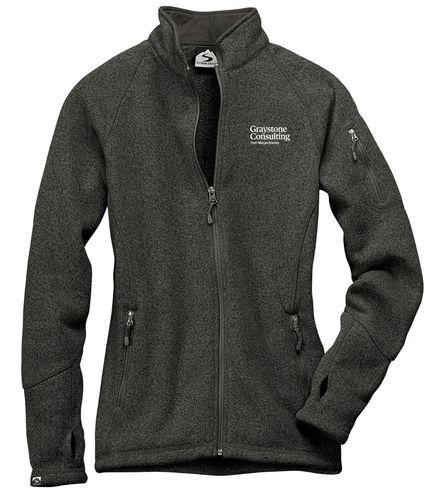 Over-Achiever Jacket – Women's Gray (Graystone Consulting Logo) image thumbnail