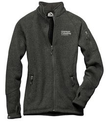 Image of Over-Achiever Jacket – Women's Gray (Graystone Consulting Logo)
