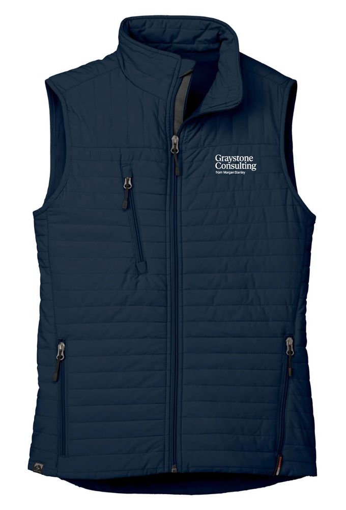 Eco Thermolite Vest –  Women's Navy (Graystone Consulting Logo) primary image