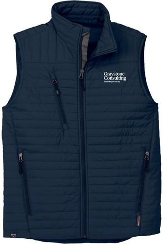 Eco Thermolite Vest – Men's Navy (Graystone Consulting Logo) image thumbnail