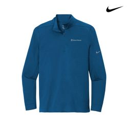 Image of Nike Dry 1/2-Zip Cover-Up – Gym Blue (Eaton Vance Logo)