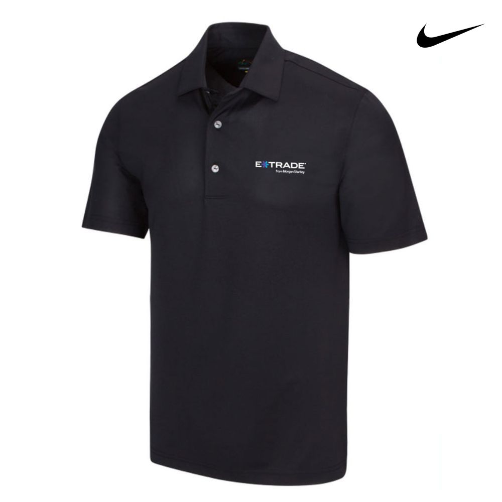Nike Golf Polo Shirt - Men's Navy (E*TRADE logo)  primary image