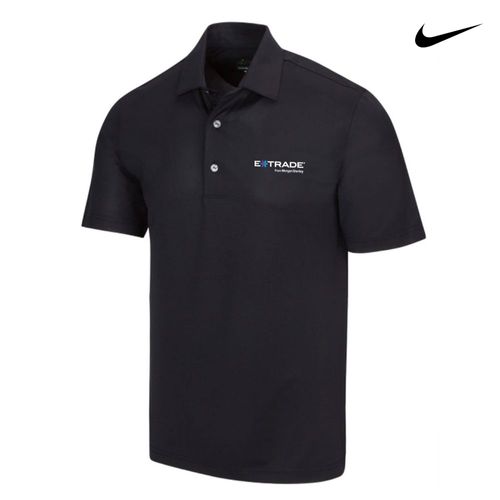 Nike Golf Polo Shirt - Men's Navy (E*TRADE logo)  image thumbnail