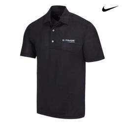 Image of Nike Golf Polo Shirt - Men's Navy (E*TRADE logo) 