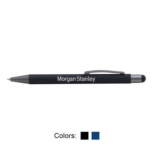 Soft Grip Pen with Stylus image thumbnail