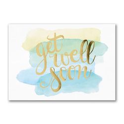 Image of Watercolor Get Well (Pkg 25)