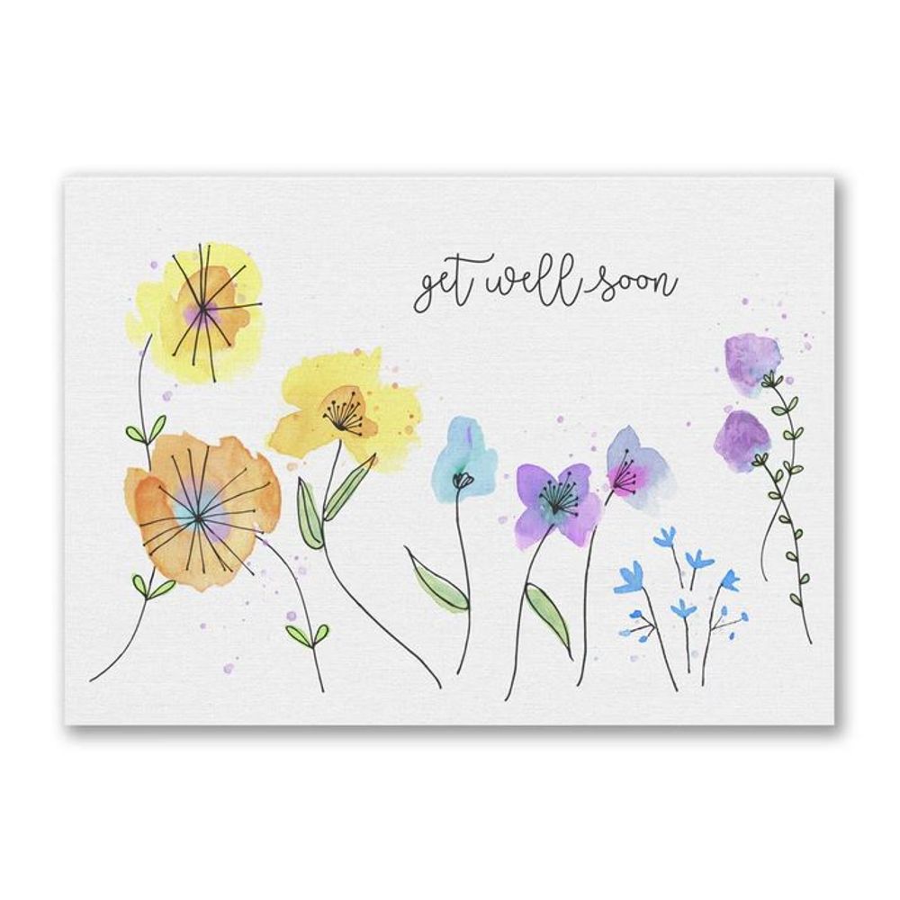 Watercolor Floral (Pkg 25) primary image