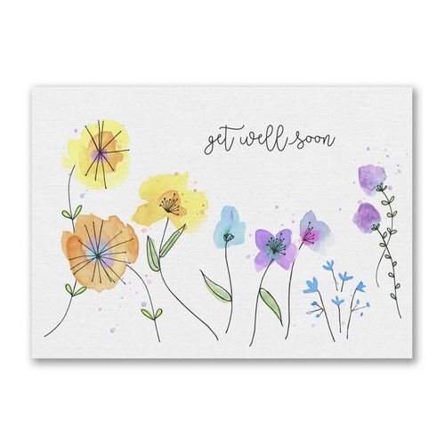 Watercolor Floral (Pkg 25) image thumbnail