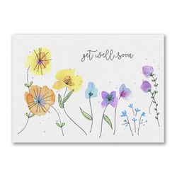 Image of Watercolor Floral (Pkg 25)