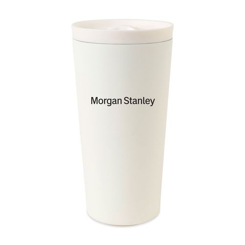 Recycled Stainless-Steel Tumbler - 17 Oz. - Marshmallow image thumbnail