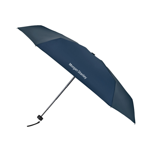 Recycled Mini Folding Umbrella - Navy image thumbnail